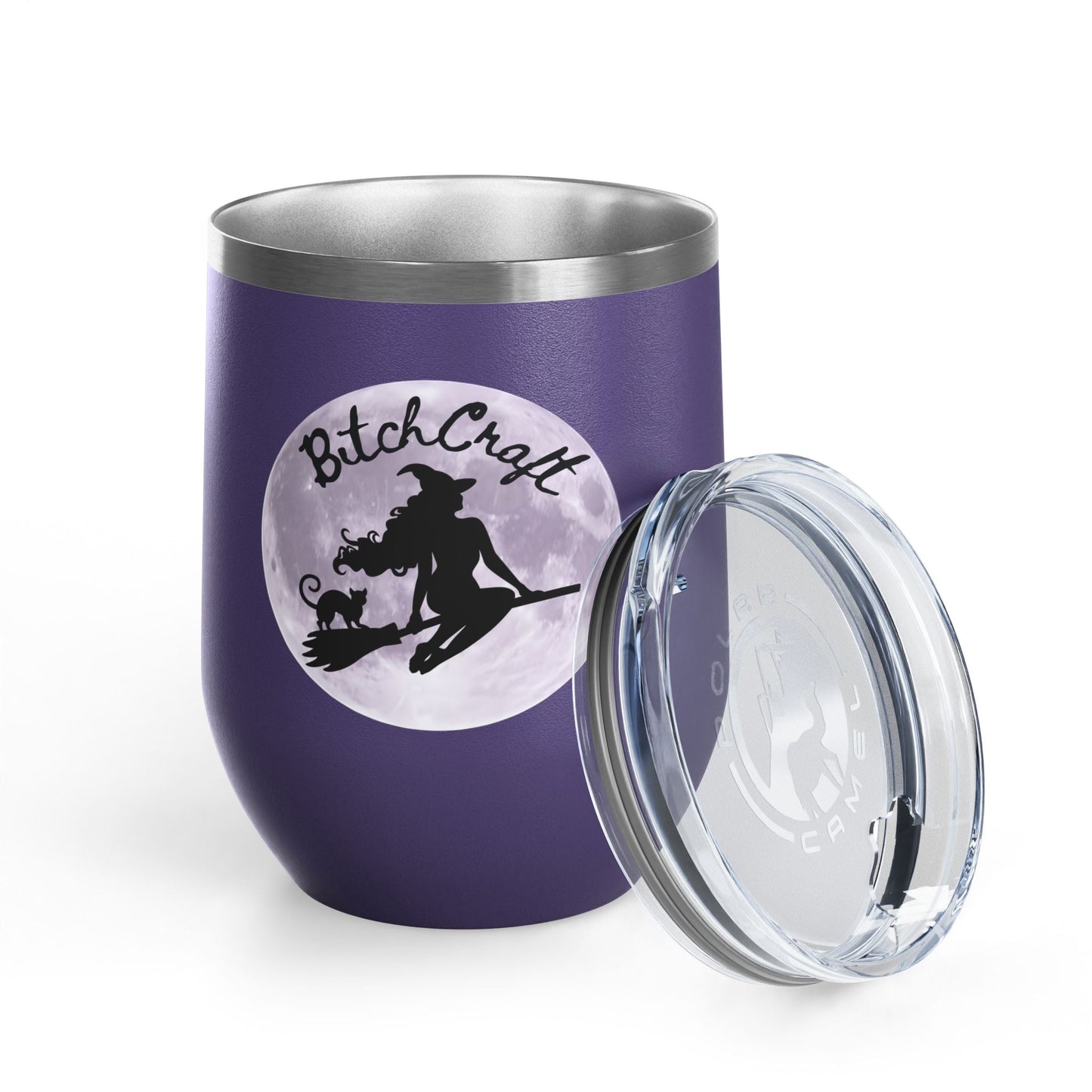 BitchCraft Wine Tumbler, 12oz | Perfect for Witches, Halloween Parties, Gifts, or Cozy Nights In – 12oz Mug for Beverage Container (31 view)