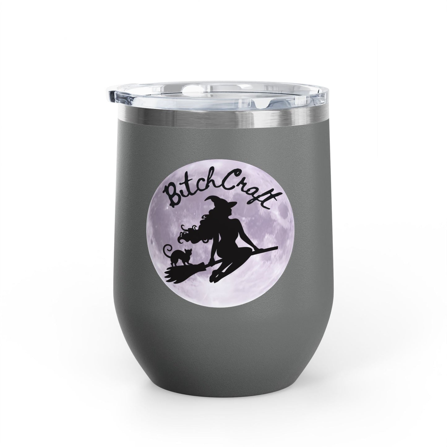 BitchCraft Wine Tumbler, 12oz | Perfect for Witches, Halloween Parties, Gifts, or Cozy Nights In – 12oz Mug for Beverage Container (24 view)
