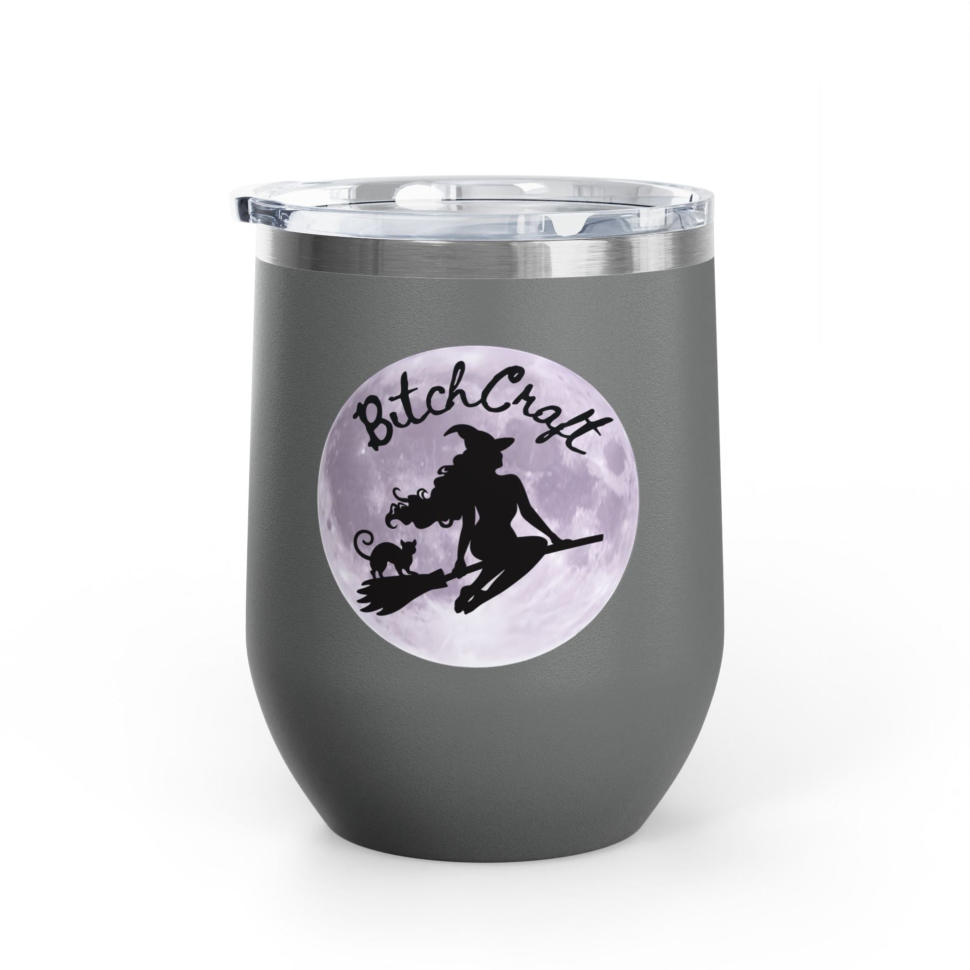 BitchCraft Wine Tumbler, 12oz | Perfect for Witches, Halloween Parties, Gifts, or Cozy Nights In – 12oz Mug for Beverage Container (24 view)