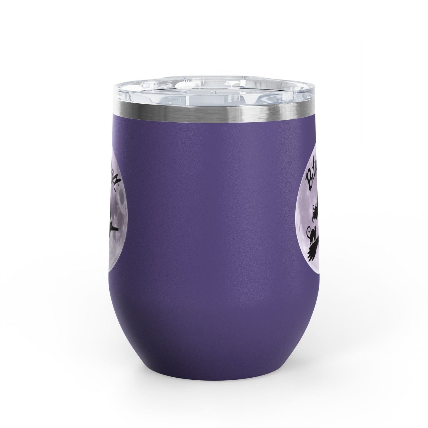 BitchCraft Wine Tumbler, 12oz | Perfect for Witches, Halloween Parties, Gifts, or Cozy Nights In – 12oz Mug for Beverage Container (30 view)