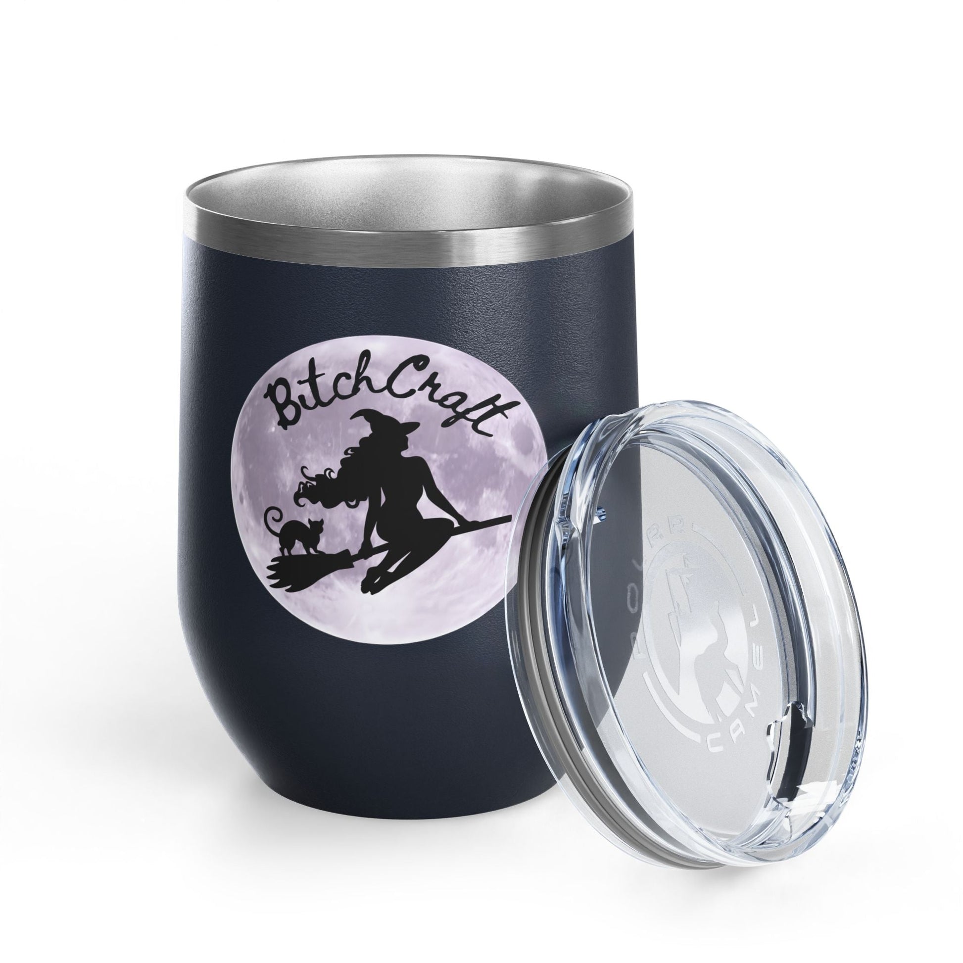 BitchCraft Wine Tumbler, 12oz | Perfect for Witches, Halloween Parties, Gifts, or Cozy Nights In – 12oz Mug for Beverage Container (36 view)