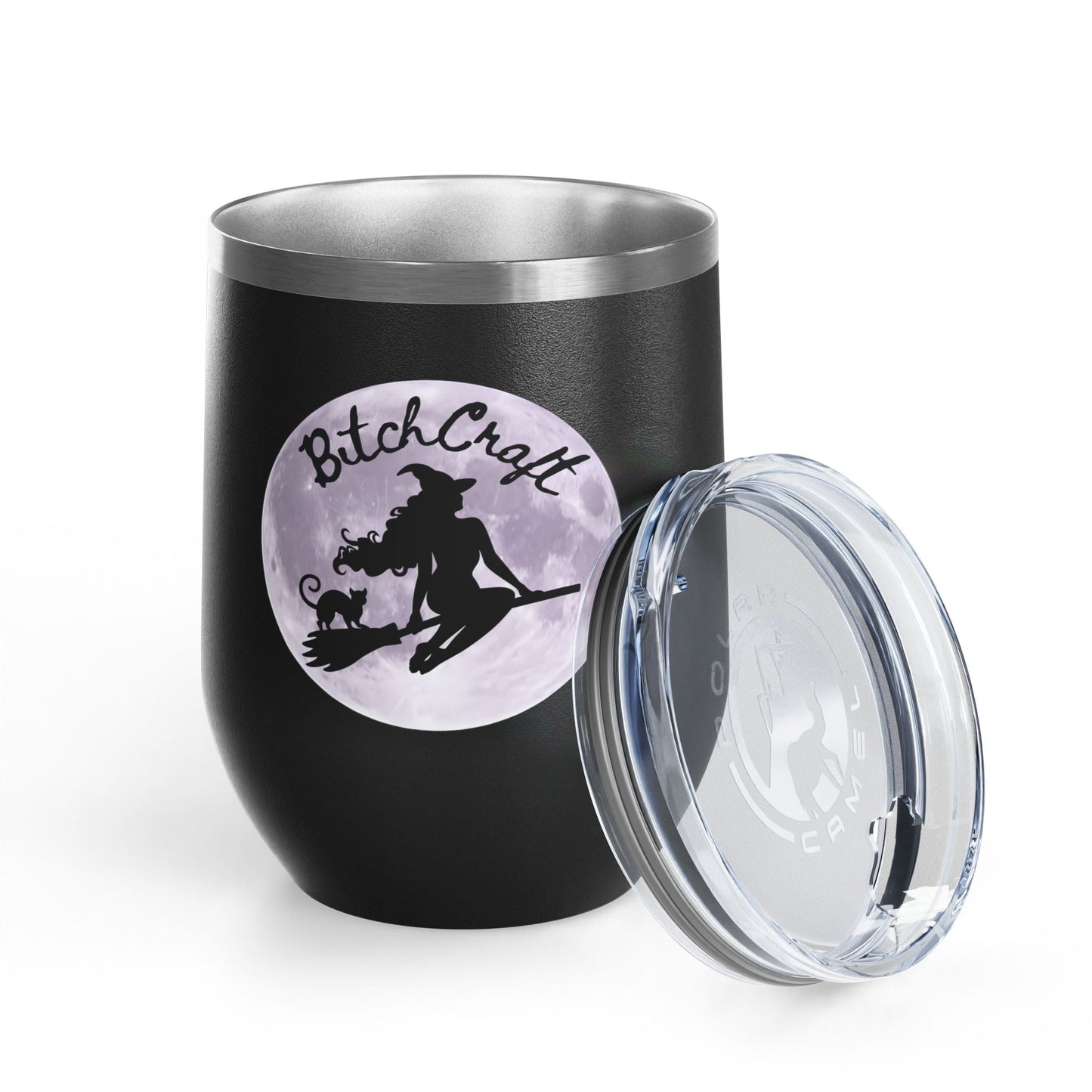 BitchCraft Wine Tumbler, 12oz | Perfect for Witches, Halloween Parties, Gifts, or Cozy Nights In – 12oz Mug for Beverage Container (21 view)
