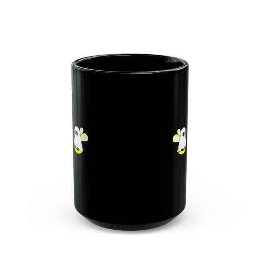 Boobees Halloween Mug – Funny Ghost Bee Coffee Cup | Spooky & Cute Pun Gift – 15oz Mug by Printify