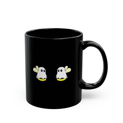 Boobees Halloween Mug – Funny Ghost Bee Coffee Cup | Spooky & Cute Pun Gift – 11oz Mug by Printify