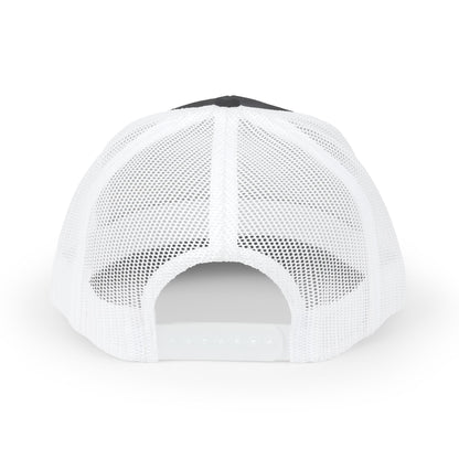 Boom Box Hero Since [Your Year] – Personalized Retro Snapback Trucker Cap – Navy / White Hats by Printify