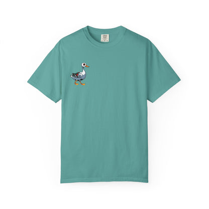 Charming Duck Skeleton Tee, Cute Graphic T-Shirt, Quirky Unisex Apparel, Perfect for Halloween and Everyday Wear – Seafoam T-Shirt for Casual Everyday Wear (5 view)