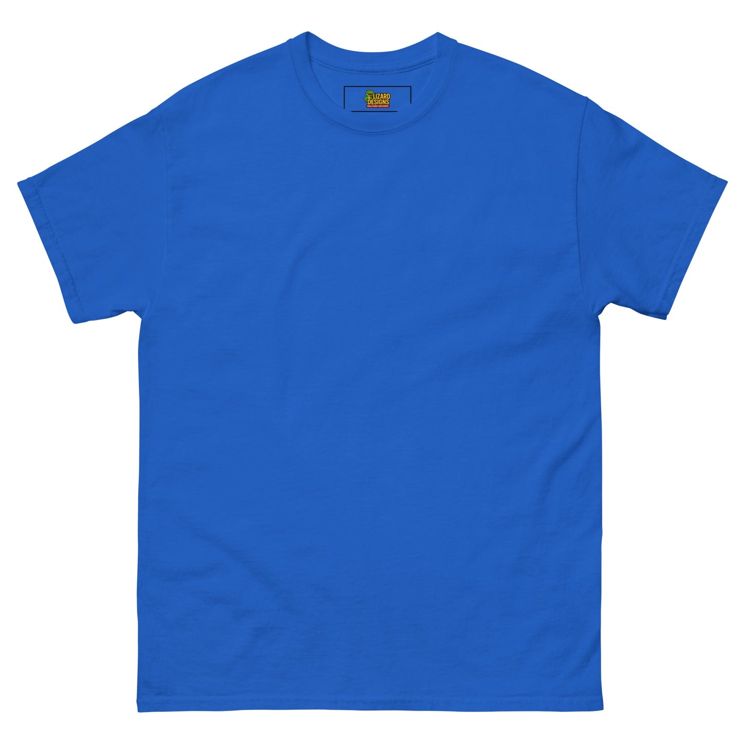Charming Duck Skeleton Tee, Cute Graphic T-Shirt – Royal T-Shirt for Lizard Designs (8 view)