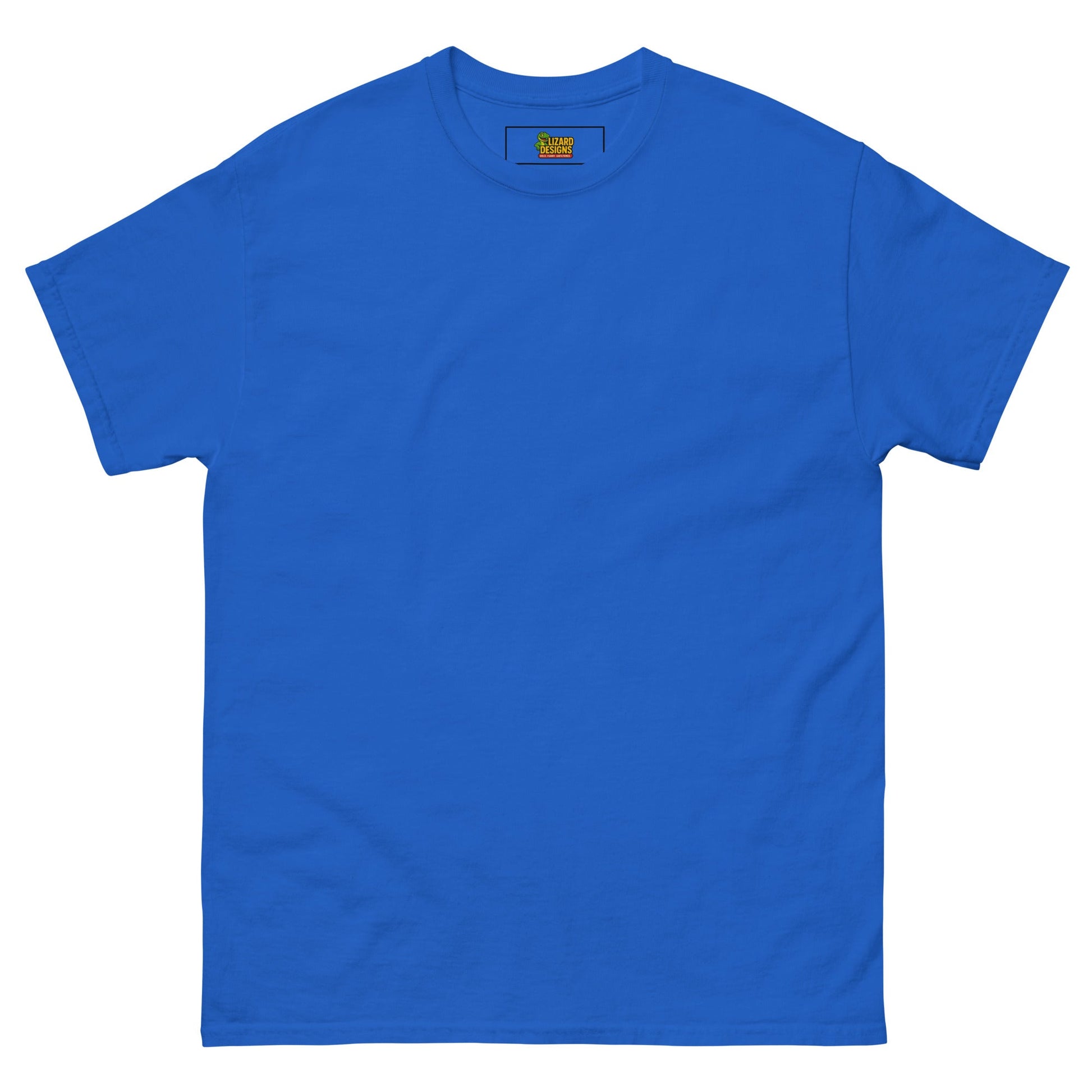 Charming Duck Skeleton Tee, Cute Graphic T-Shirt – Royal T-Shirt for Lizard Designs (8 view)