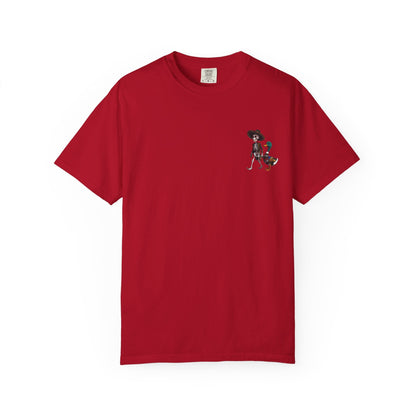 Charming Duck Skeleton wearing a Sombrero Tee, Cute Graphic T-Shirt, Quirky Unisex Apparel, Perfect for Halloween and Everyday Wear – Red T-Shirt for Casual Everyday Wear (9 view)