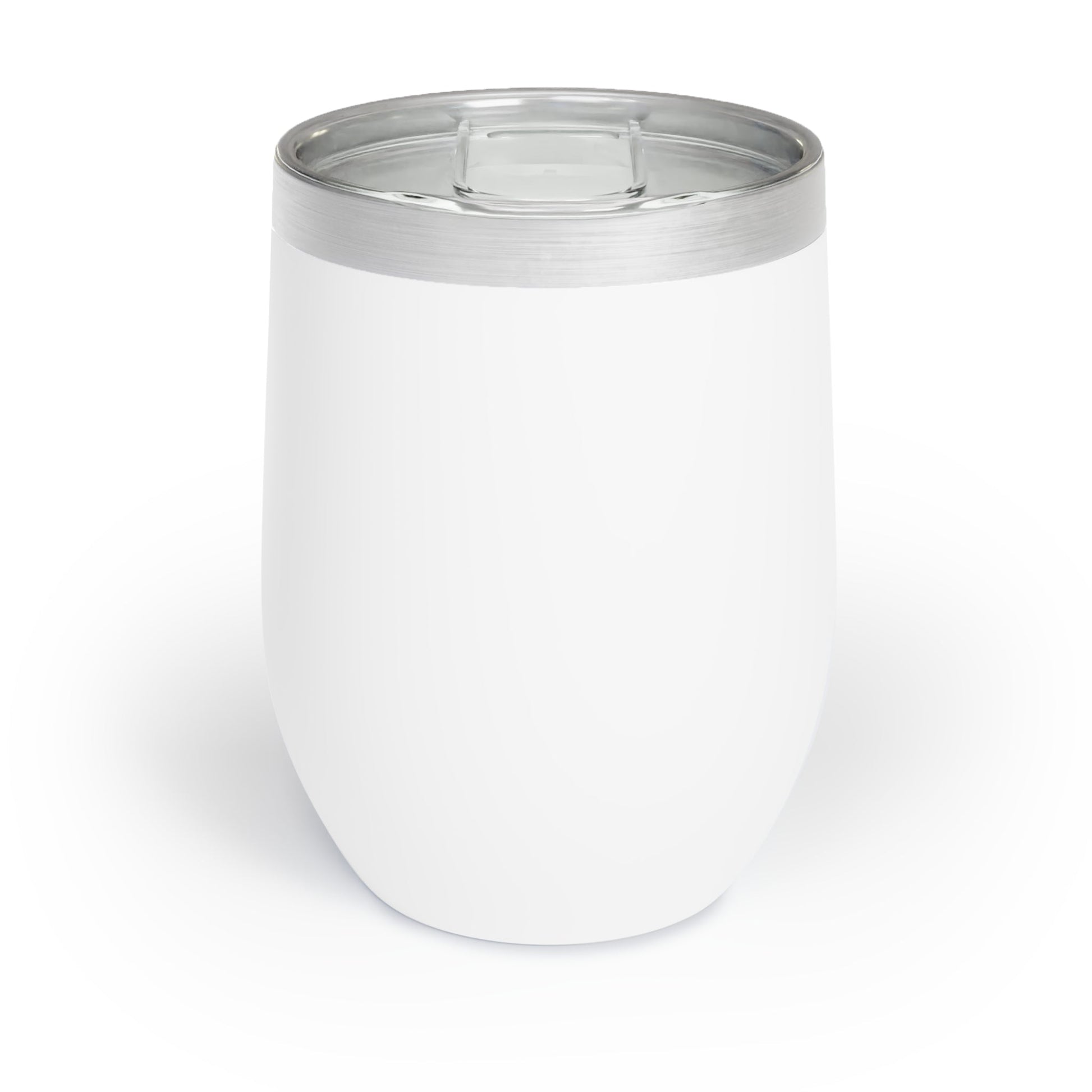 Chill Wine Tumbler - Fun Wine Glass for Parties, Cork Tease Design, Perfect Gift for Wine Lovers, Birthday, Celebration – White Mug by Printify