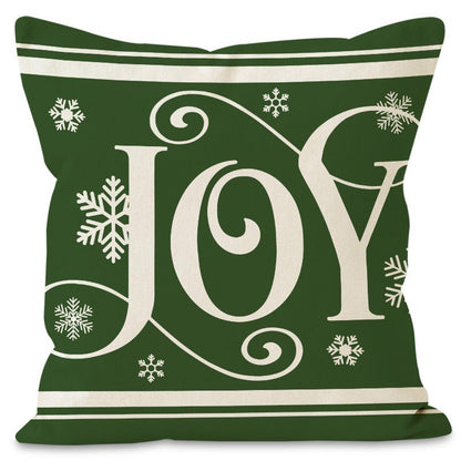 Christmas Pillow Cover – 45×45cm Linen Cushion Case | Holiday Sofa & Bedroom Décor – style 3 Holiday Decor for christmas (8 view)