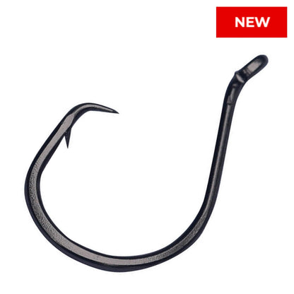 Reaction Tackle Heavyweight Catfish Circle Hooks - Offset Octopus Hooks (25 Pack) - New
