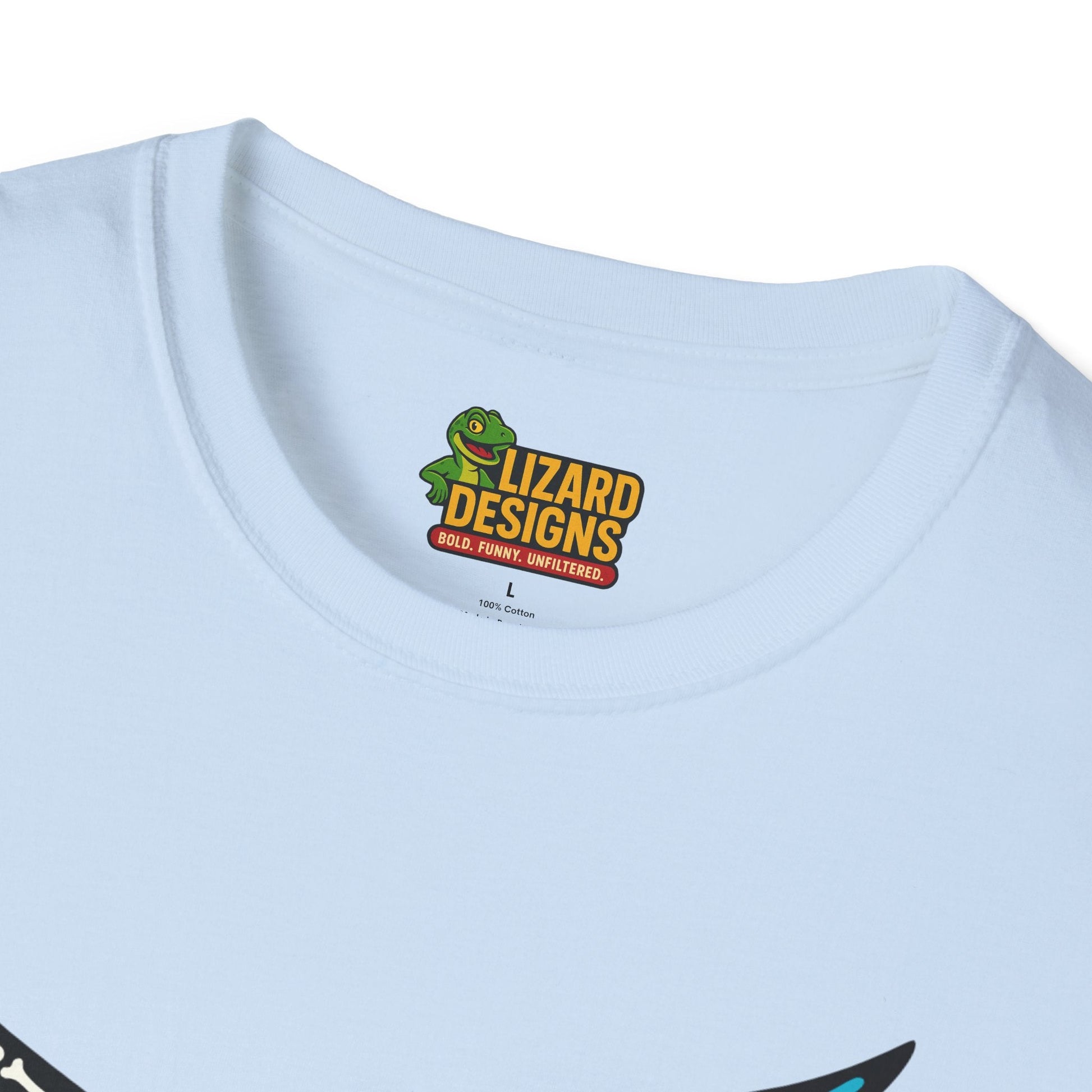Sugar Skull Owl Tee – Colorful Day of the Dead Vibes | Graphic T-Shirts – Light Blue T-Shirt for boho style shirt (24 view)