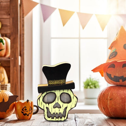 Creative Halloween Wooden Pumpkin Lamp Halloween Decorations – JM01442 Halloween by SbrTnHomes