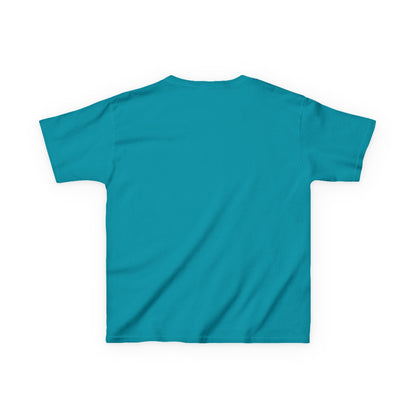 Cute Ghost Bee Kids Tee, Childrens T-Shirt, Summer Outfit, Birthday Gift, Bee Lover Shirt, Fun Kids Clothing – Tropical Blue Kids clothes for Adorable Insect Tee (2 view)