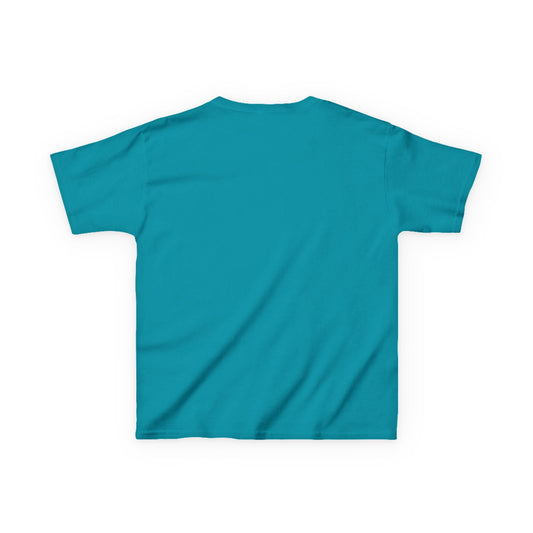 Cute Ghost Bee Kids Tee, Childrens T-Shirt, Summer Outfit, Birthday Gift, Bee Lover Shirt, Fun Kids Clothing – Tropical Blue Kids clothes for Adorable Insect Tee (2 view)