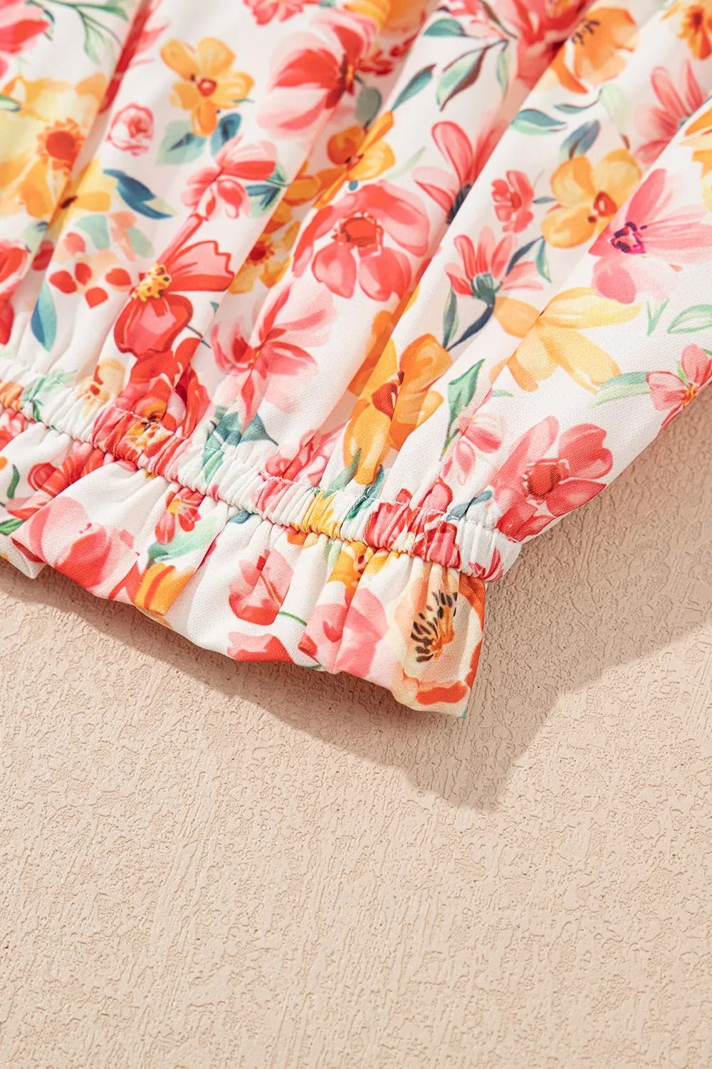 Boho Floral Bandeau Top and High Waist Wide Leg Pants Set – Floral by Simply Love