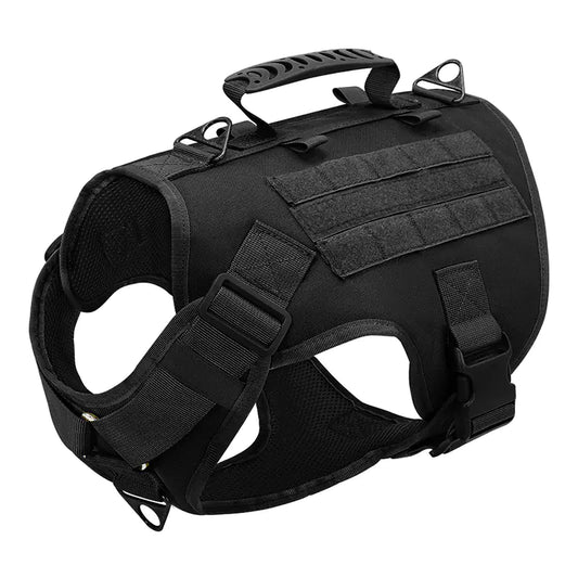 Tactical K9 Dog Harness | Adjustable Vest – Black Pet for adjustable (2 view)