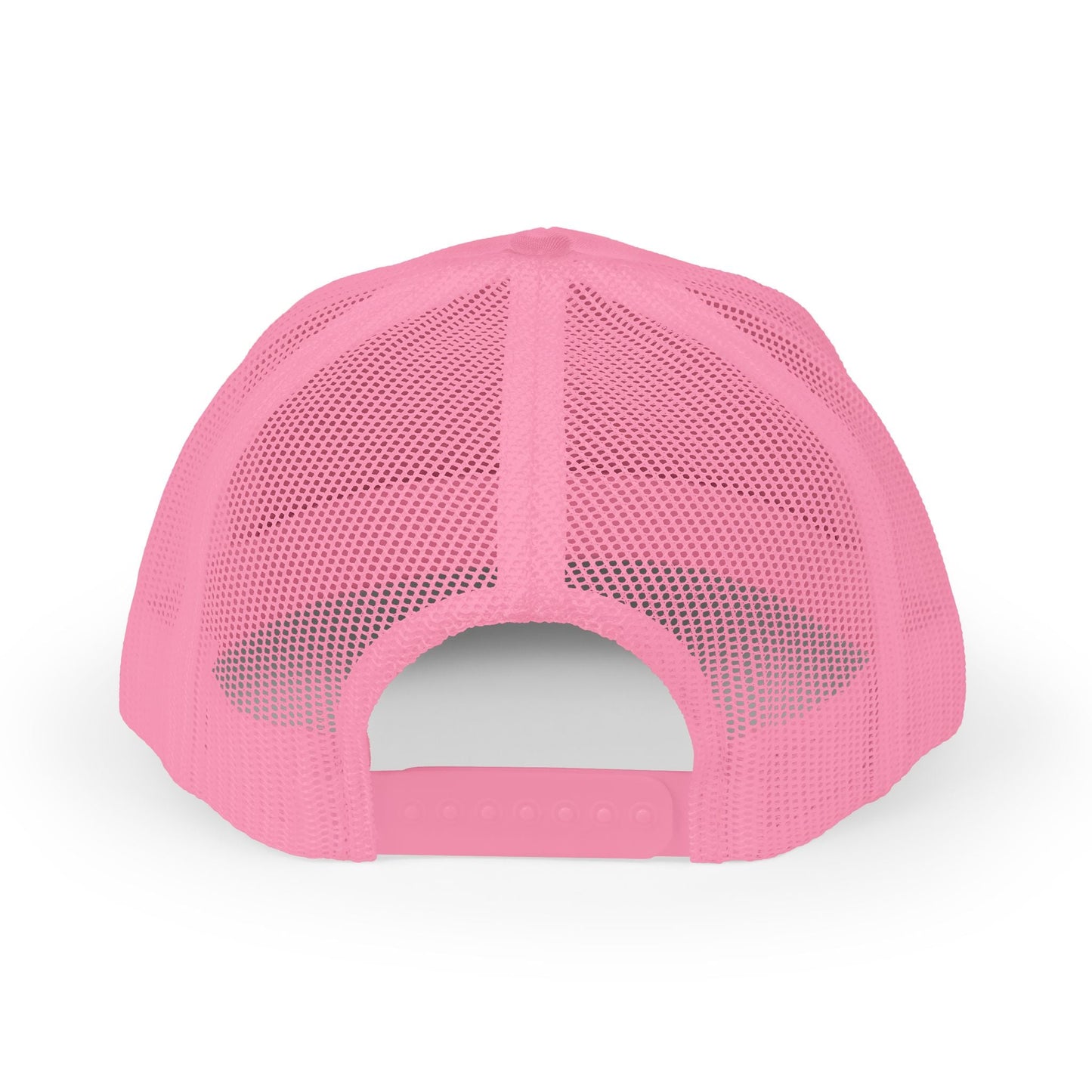 Eek in the Sheets Ghost Hat – Cute Halloween Pun Snapback Trucker Cap – Pink Hats by Printify