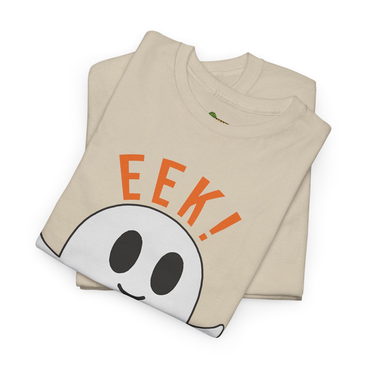 Eek in the Sheets Ghost Tee – Cute Halloween Pun – Dark Chocolate T-Shirt for casual wear gift (14 view)