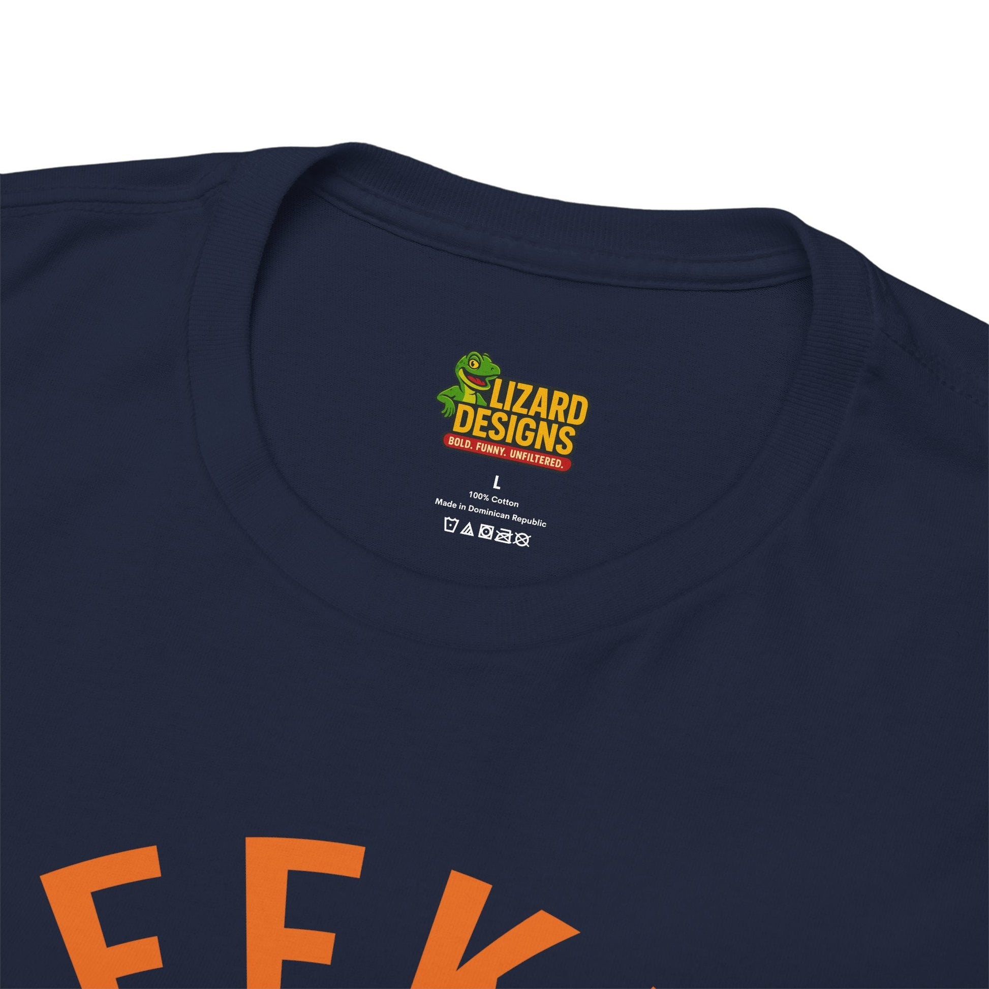 Eek in the Sheets Ghost Tee - Green Ghost – Cute Halloween Pun – Navy T-Shirt by Printify