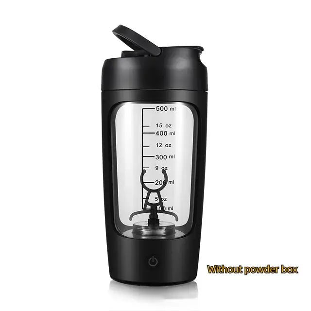 Electric - Portable - Protein - Shaker - Bottle | Black no powder container Kitchen tool for (6 view)