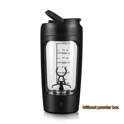 Electric - Portable - Protein - Shaker - Bottle | Black no powder container Kitchen tool for (6 view)