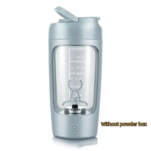 Electric - Portable - Protein - Shaker - Bottle | Blue no powder container Kitchen tool for (7 view)