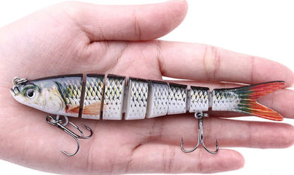 Multi Jointed Fishing Lure – Realistic Soft Bait for Bass & – A White 5pcs Fishing Gear by SbrTnHomes