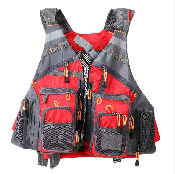 Fishing Life Vest – Breathable Utility Pockets – B Fishing Gear for adjustable - straps (6 view)