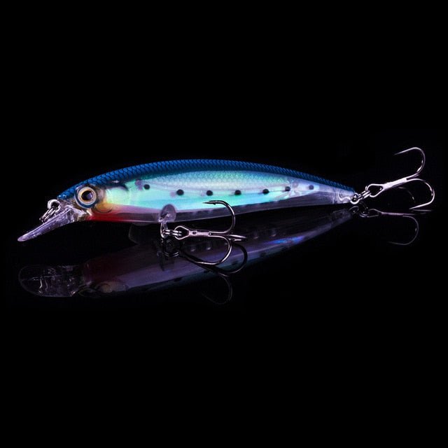 Fishing Wobbler Minnow 11cm 14g – Long - Cast Floating Lure with 3D Eyes | Lures – H Fishing Gear for Artificial Bait (15 view)