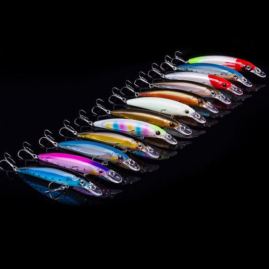 Fishing Wobbler Minnow 11cm 14g – Long - Cast Floating Lure with 3D Eyes | Lures – A Fishing Gear for Artificial Bait (2 view)