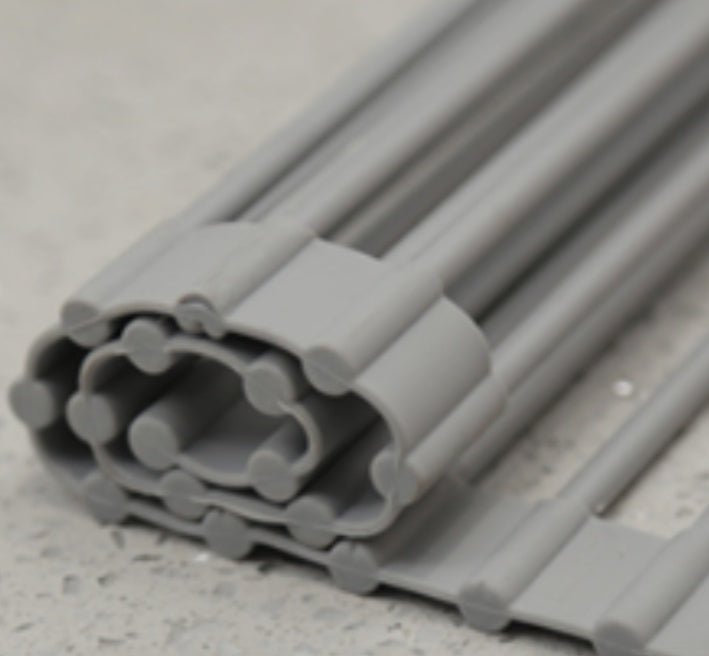 Folding Kitchen Drain Sink Rack Stainless Steel – Silver Kitchen Gadget by SbrTnHomes