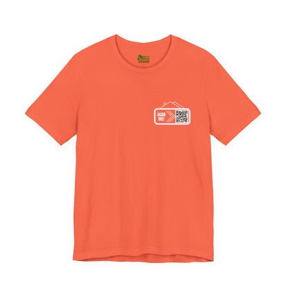 Follow Me to Your New Home – Custom QR Code Real Estate Shirt – Coral T-Shirt for affordable clothing (3 view)