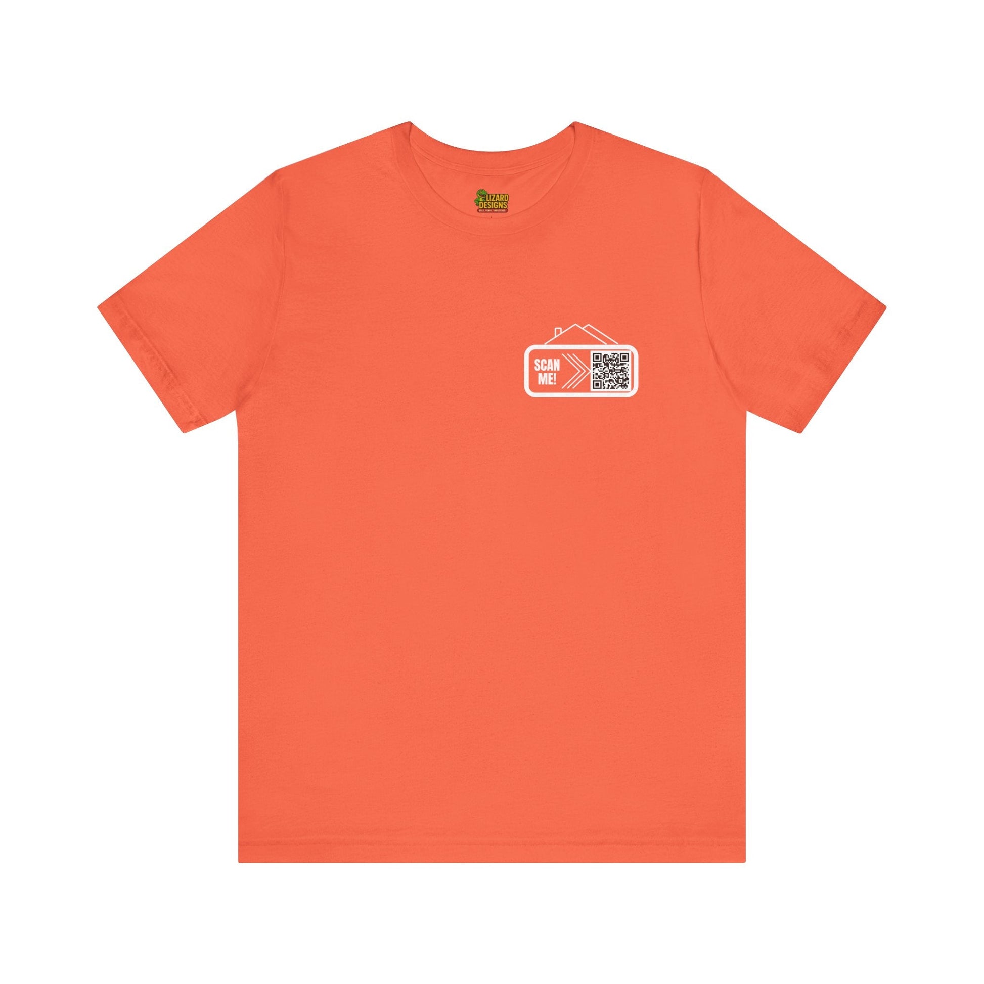 Follow Me to Your New Home – Custom QR Code Real Estate Shirt – Coral T-Shirt for affordable clothing (1 view)
