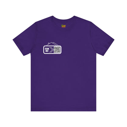 Follow Me to Your New Home – Custom QR Code Real Estate Shirt – Team Purple T-Shirt by Printify