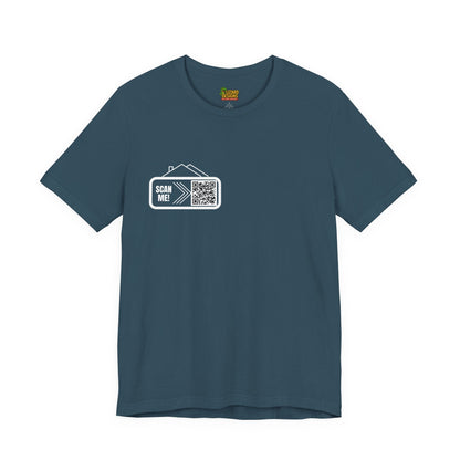 Follow Me to Your New Home – Custom QR Code Real Estate Shirt – Deep Teal T-Shirt for affordable clothing (27 view)