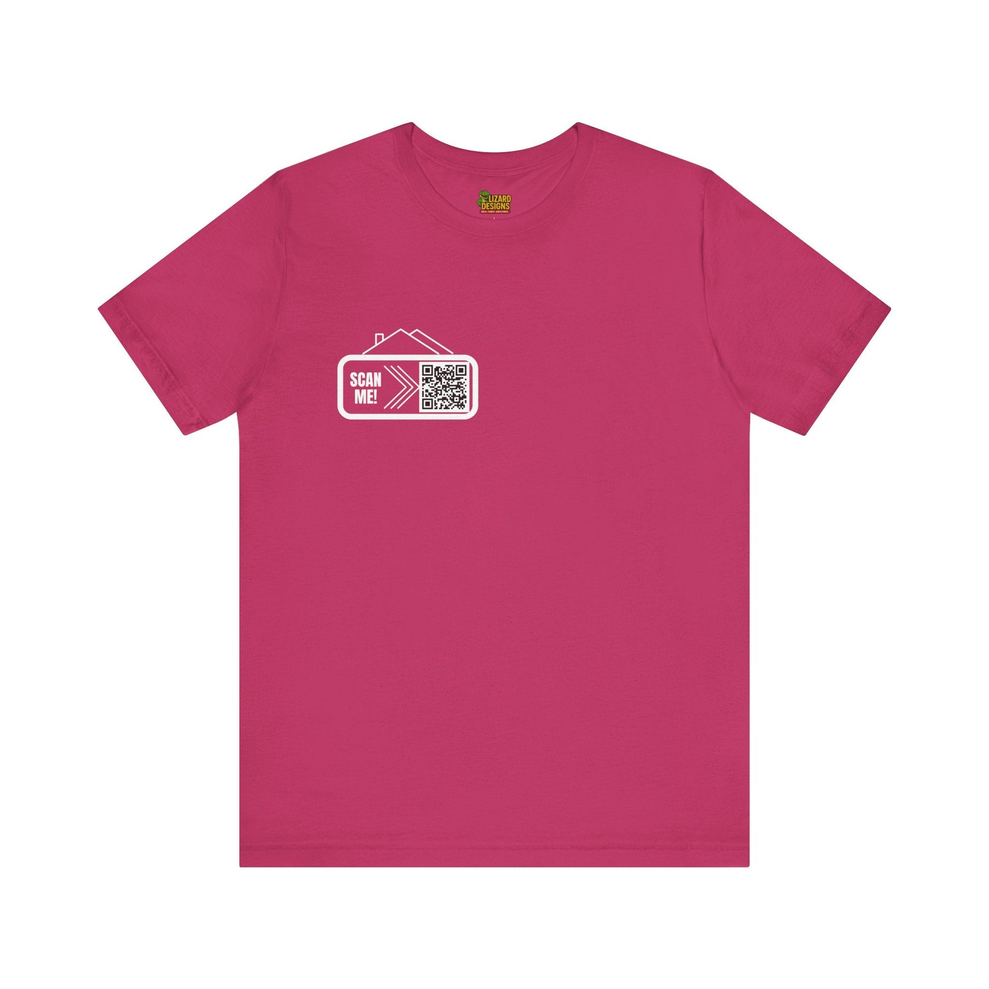 Follow Me to Your New Home – Custom QR Code Real Estate Shirt – Berry T-Shirt for affordable clothing (37 view)