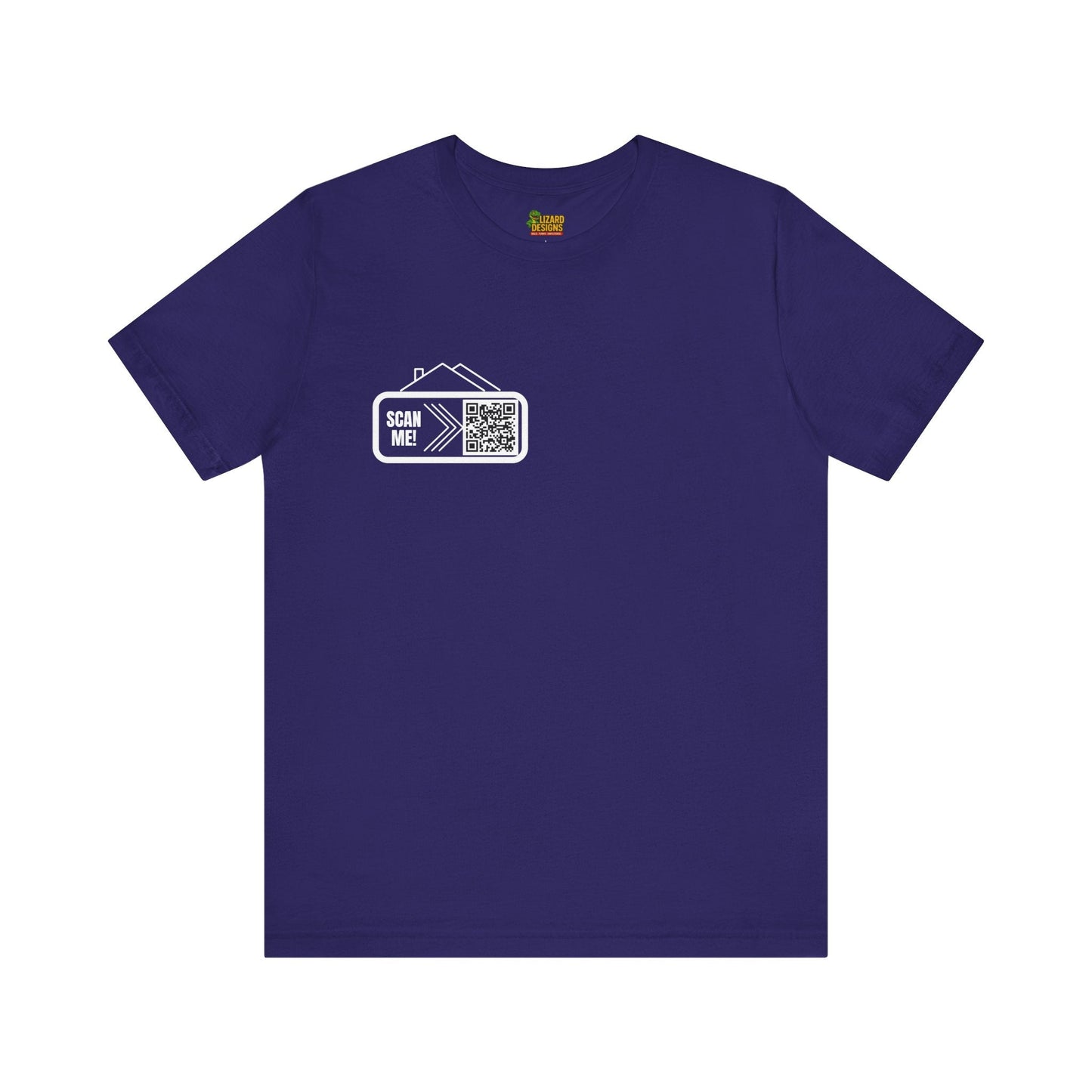 Follow Me to Your New Home – Custom QR Code Real Estate Shirt – Team Navy T-Shirt for affordable clothing (29 view)