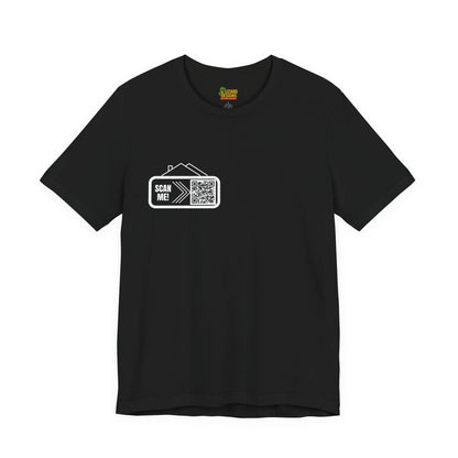 Follow Me to Your New Home – Custom QR Code Real Estate Shirt – Black T-Shirt for affordable clothing (11 view)