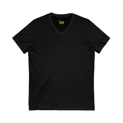 Follow Me to Your New Home V - Neck– Custom QR Code Real Estate Tee – Black T-Shirt for Casual Shirt (2 view)