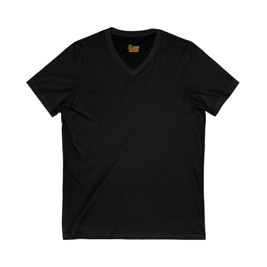 Follow Me to Your New Home V - Neck– Custom QR Code Real Estate Tee – Black T-Shirt for Casual Shirt (2 view)