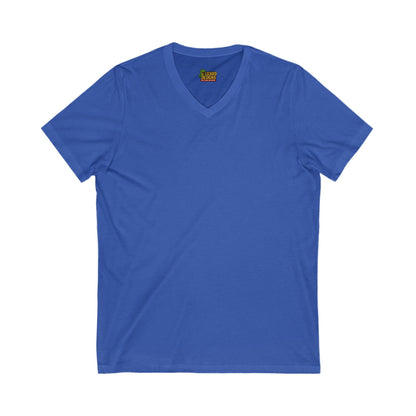 Follow Me to Your New Home V - Neck– Custom QR Code Real Estate Tee – True Royal T-Shirt for Casual Shirt (4 view)