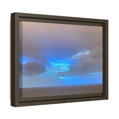Framed Canvas Wall Art – Ocean Sky Print | Abstract Coastal Photography for Modern & Beach - Inspired Spaces – 12" x 9" (Horizontal) Canvas for Abstract Canvas (7 view)