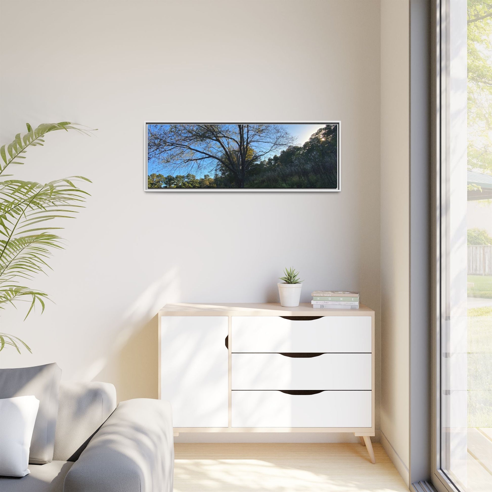 Framed Matte Canvas Art Print, Nature Wall Decor, Living Room Artwork, Gift for Nature Lovers, Home Office Decor, Rustic Vibes – 60" x 40" (Horizontal) Canvas for Art for Living Room (73 view)