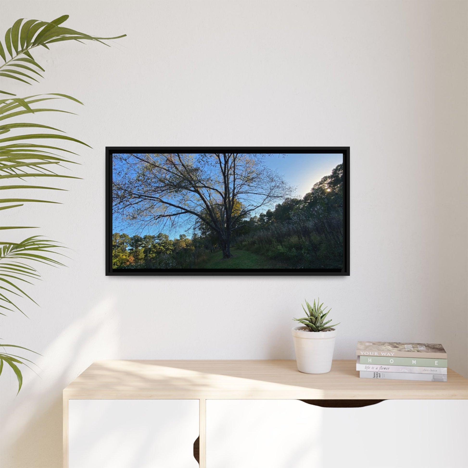 Framed Matte Canvas Art Print, Nature Wall Decor, Living Room Artwork, Gift for Nature Lovers, Home Office Decor, Rustic Vibes – 18″ x 12″ (Horizontal) Canvas for Art for Living Room (136 view)