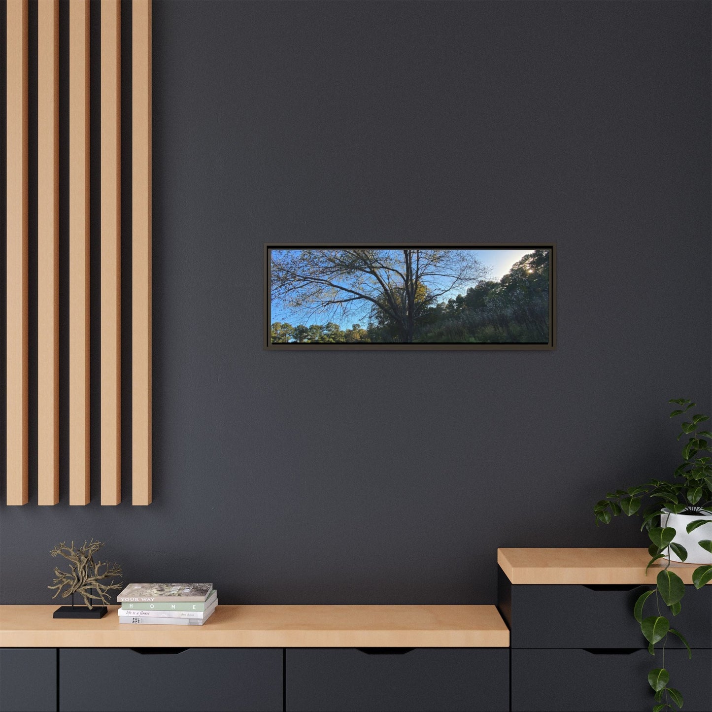 Framed Matte Canvas Art Print, Nature Wall Decor, Living Room Artwork, Gift for Nature Lovers, Home Office Decor, Rustic Vibes – 60" x 40" (Horizontal) Canvas by Printify