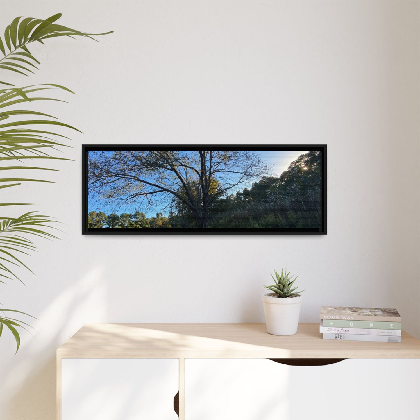 Framed Matte Canvas Art Print, Nature Wall Decor, Living Room Artwork, Gift for Nature Lovers, Home Office Decor, Rustic Vibes – 60" x 40" (Horizontal) Canvas for Art for Living Room (94 view)
