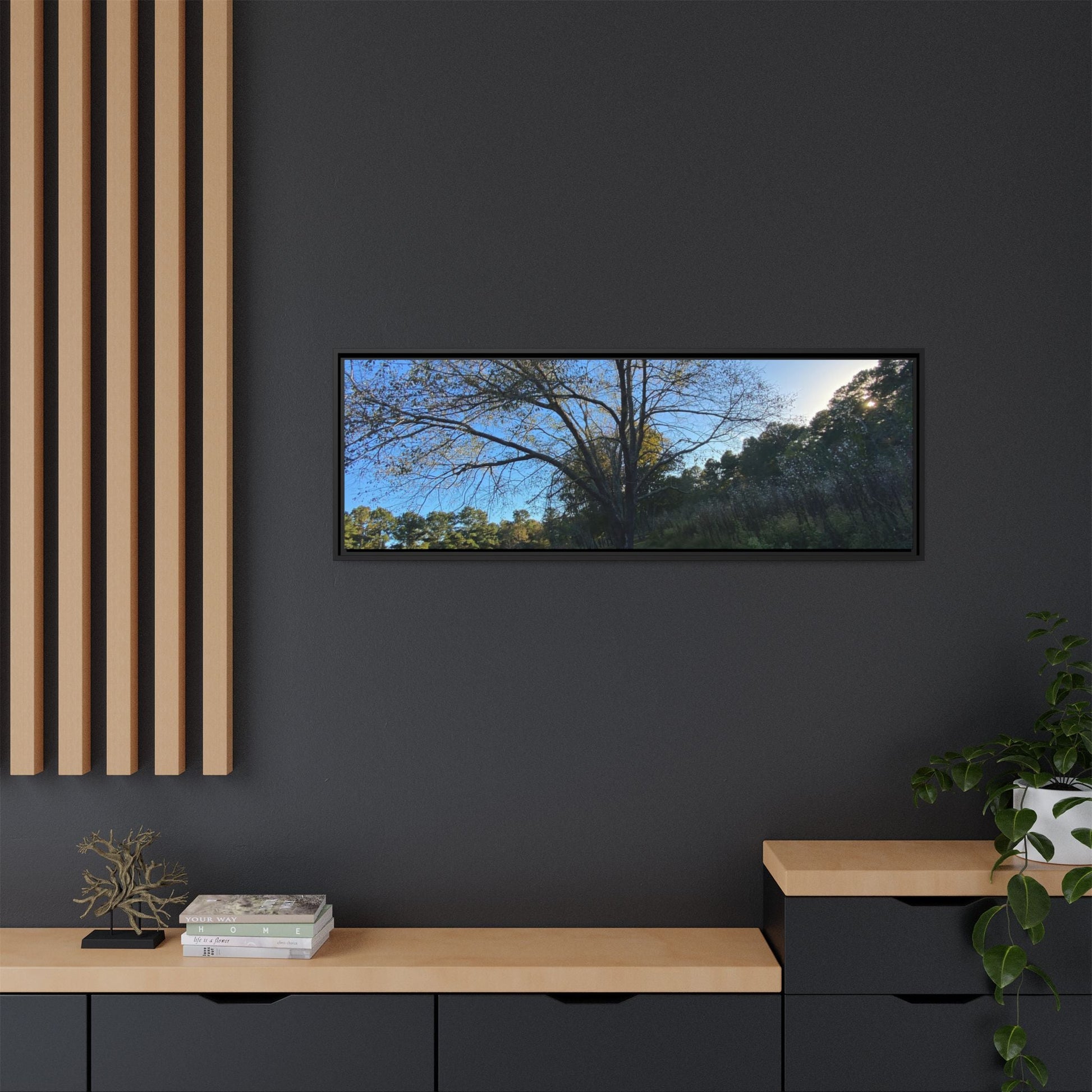Framed Matte Canvas Art Print, Nature Wall Decor, Living Room Artwork, Gift for Nature Lovers, Home Office Decor, Rustic Vibes – 60" x 40" (Horizontal) Canvas for Art for Living Room (68 view)