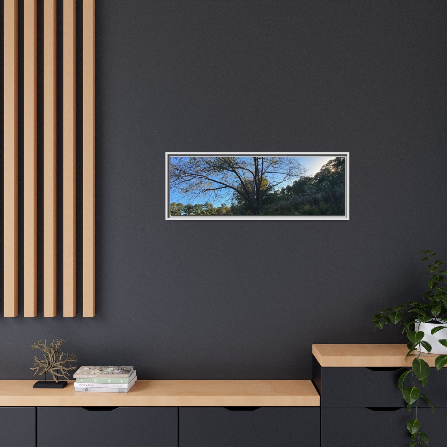 Framed Matte Canvas Art Print, Nature Wall Decor, Living Room Artwork, Gift for Nature Lovers, Home Office Decor, Rustic Vibes – 60" x 40" (Horizontal) Canvas by Printify